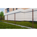 Zváraný plotový panel 3D ZnPVC 2500x1730x4mm hnedá